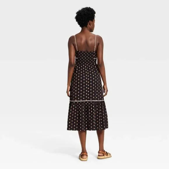 Universal Thread - Women's Ruffle Maxi Pullover Sundress - Universal  Brown - Picture 2 of 3